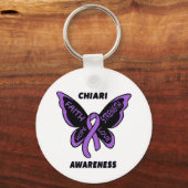 Butterfly/Awareness... Chiari Sleutelhanger (Voorkant)