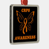 Butterfly/Awareness...CRPS Metalen Ornament (Rechts)