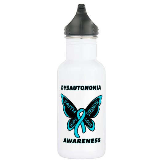 Butterfly/Awareness... Dysautonomia Waterfles (Rechts)