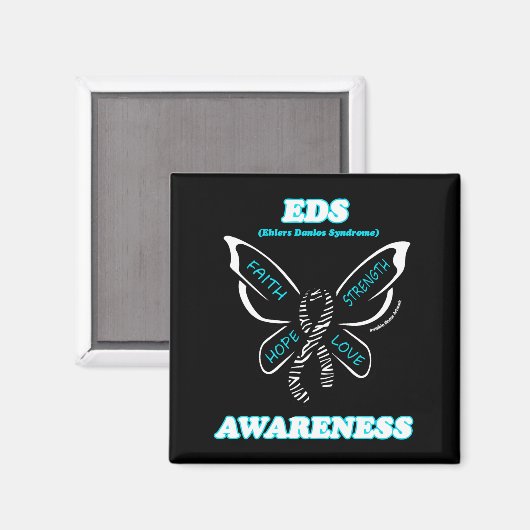 Butterfly/Awareness...EDS Magnet (Voorkant / Achterkant)