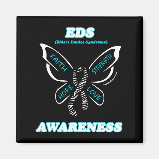 Butterfly/Awareness...EDS Magnet (Voorkant)