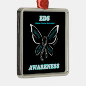 Butterfly/Awareness... EDS Metal Ornament (Rechts)