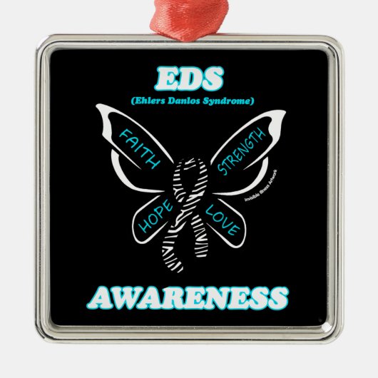 Butterfly/Awareness... EDS Metal Ornament (Voorkant)