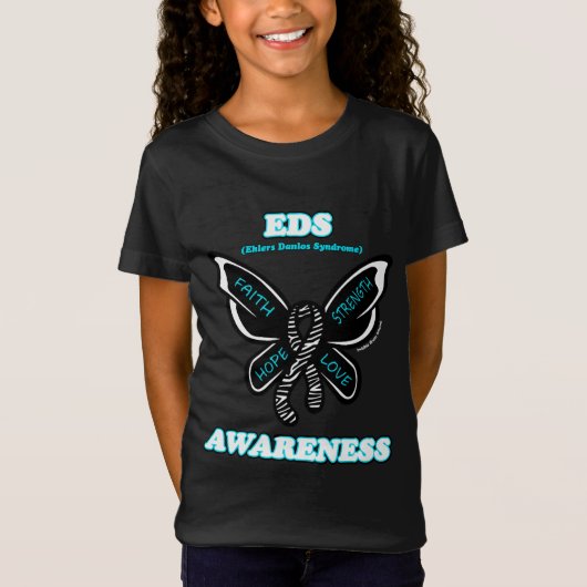 Butterfly/Awareness...EDS T-Shirt (Voorkant)