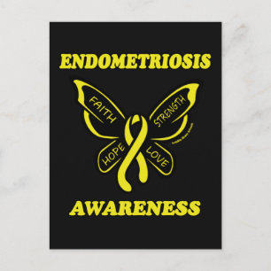 Butterfly/Awareness... Endometriosis Briefkaart