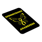 Butterfly/Awareness... Endometriosis Magnet Magneet (Rechterzijde)