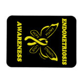 Butterfly/Awareness... Endometriosis Magnet Magneet (Horizontaal)