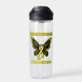 Butterfly/Awareness... Endometriosis Waterfles (Achterkant)
