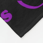 Butterfly/Awareness... Fibro Fleece Blanket Deken (Hoek)