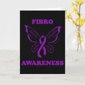 Butterfly/Awareness... Fibro Kaart (Gele Bloem)