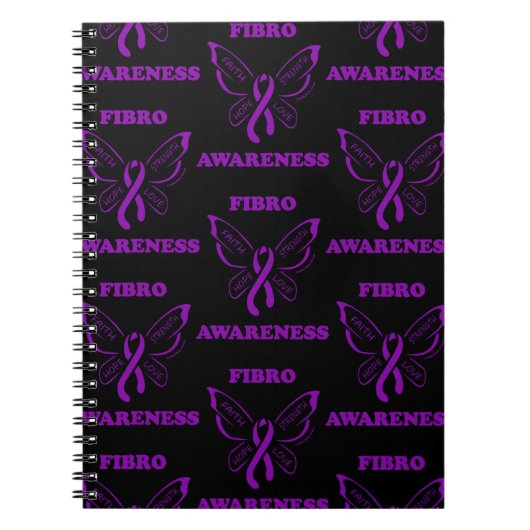 Butterfly/Awareness... Fibro Notitieboek (Voorkant)