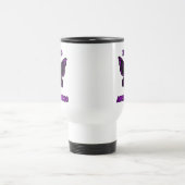 Butterfly/Awareness... Fibro Travel Mug Reisbeker (Center)
