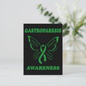 Butterfly/Awareness... Gastro-parese Briefkaart (Staand voorkant)