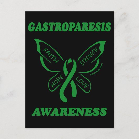Butterfly/Awareness... Gastro-parese Briefkaart (Voorkant)