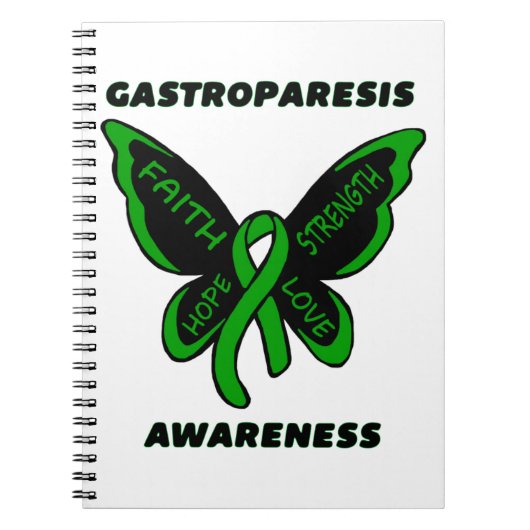 Butterfly/Awareness... Gastro-parese Notitieboek (Voorkant)