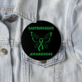 Butterfly/Awareness... Gastro-parese Ronde Button 4,0 Cm (In situ)