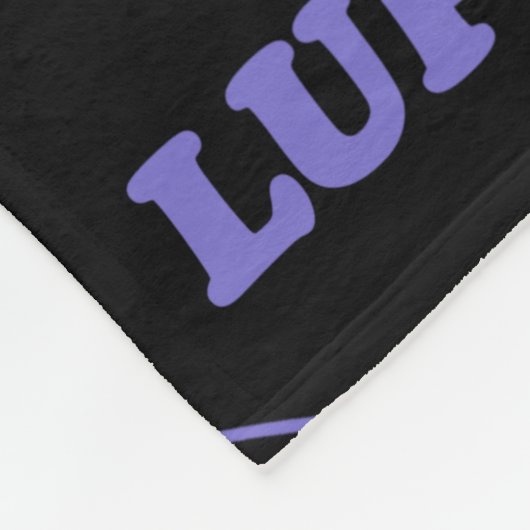 Butterfly/Awareness.. Lupus Fleece Blanket (Hoek)