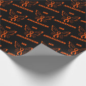 Butterfly/Awareness...MS Cadeaupapier (Hoek)