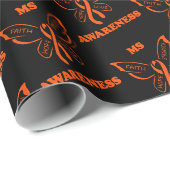 Butterfly/Awareness...MS Cadeaupapier (Rol Hoek)