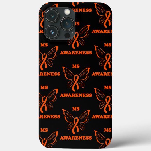 Butterfly/Awareness...MS Case-Mate iPhone Case (Achterkant)