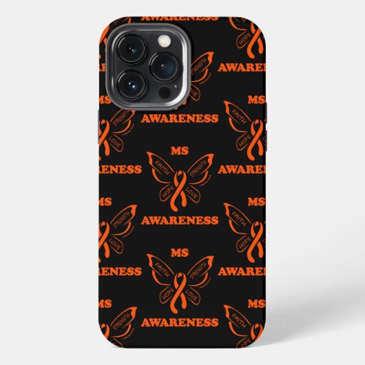 Butterfly/Awareness...MS iPhone Hoesje (Achterkant)