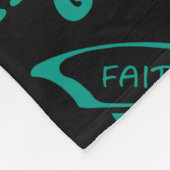Butterfly/Awareness... Myasthenia Gravis Fleece Bl Deken (Hoek)