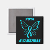 Butterfly/Awareness... POTS Magneet (Voorkant / Achterkant)
