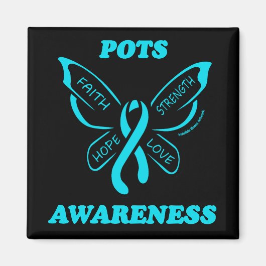Butterfly/Awareness... POTS Magneet (Voorkant)