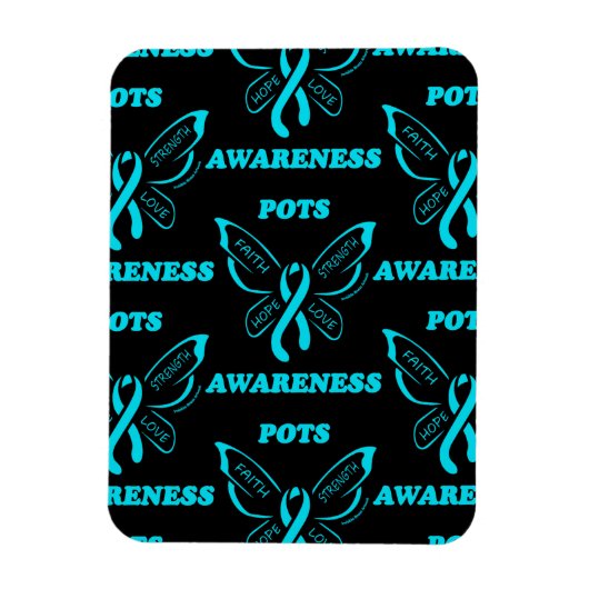 Butterfly/Awareness... POTS Magneet (Verticaal)