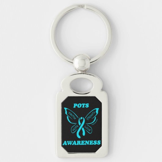 Butterfly/Awareness... POTS Sleutelhanger (Voorkant)