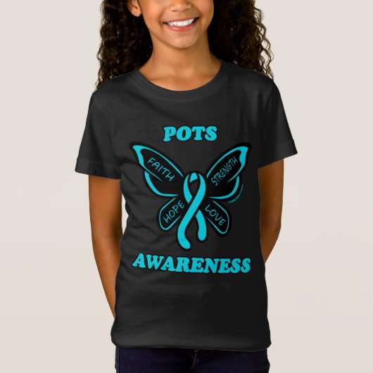 Butterfly/Awareness... POTS T-shirt (Voorkant)