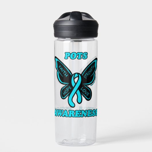 Butterfly/Awareness... POTS Waterfles (Voorkant)