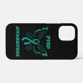 Butterfly/Awareness...PTSD Case-Mate iPhone Case (Achterkant (horizontaal))