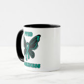 Butterfly/Awareness... PTSD Mok (Voorkant links)