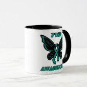 Butterfly/Awareness... PTSD Mok (Voorkant rechts)