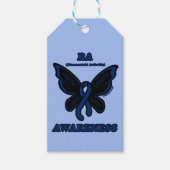 Butterfly/Awareness...RA Gift Labels Cadeaulabel (Voorkant)