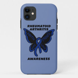 Butterfly/Awareness... Reumatoïde artritis iPhone 11 Hoesje
