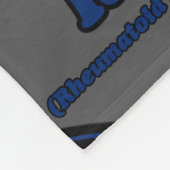 Butterfly/Awareness... Reumatoïde artritis Fleece Deken (Hoek)