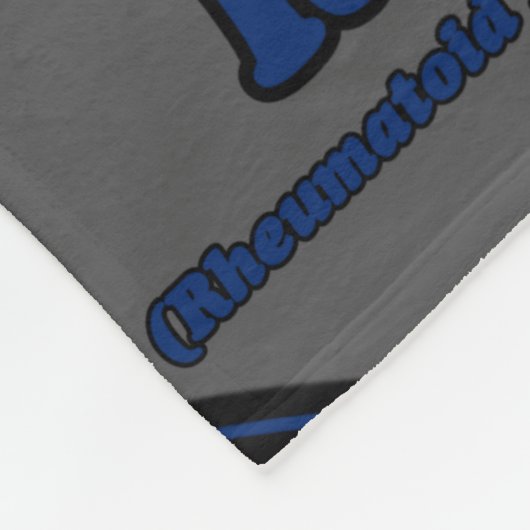 Butterfly/Awareness... Reumatoïde artritis Fleece Deken (Hoek)