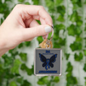 Butterfly/Awareness... Reumatoïde Artritis Keychai Sleutelhanger (Hand)