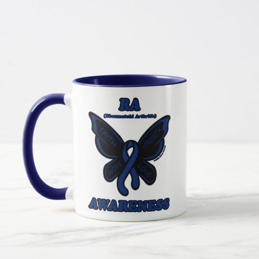 Butterfly/Awareness... Reumatoïde artritis Mok (Links)