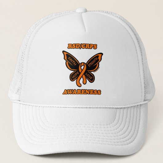Butterfly/Awareness...RSD/CRPS Trucker Pet (Voorkant)