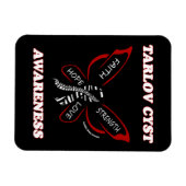 Butterfly/Awareness..Tarlov Cyst Magneet (Horizontaal)