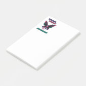 Butterfly/Awareness... Thyroid Disease Post-it® Notes (Schuin)