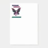 Butterfly/Awareness... Thyroid Disease Post-it® Notes (Voorkant)