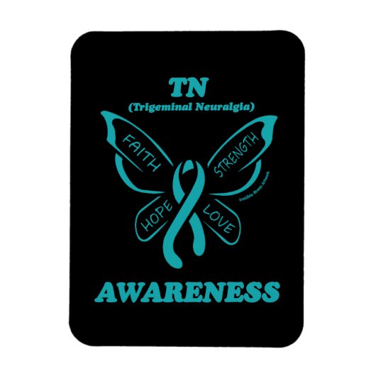 Butterfly/Awareness...TN Magneet (Verticaal)