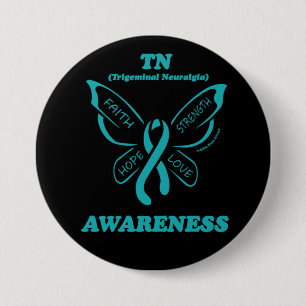 Butterfly/Awareness...TN Ronde Button 7,6 Cm