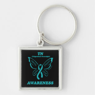 Butterfly/Awareness...TN Sleutelhanger