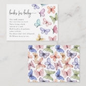Butterfly Baby Books Kaart (Voorkant / Achterkant)