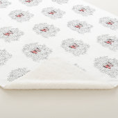 Butterfly Baby Sherpa Blanket met Rozen Deken (3/4)